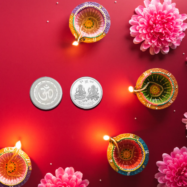 Pooja Coin Premium Quality Stainless Steel Purified by Mantras