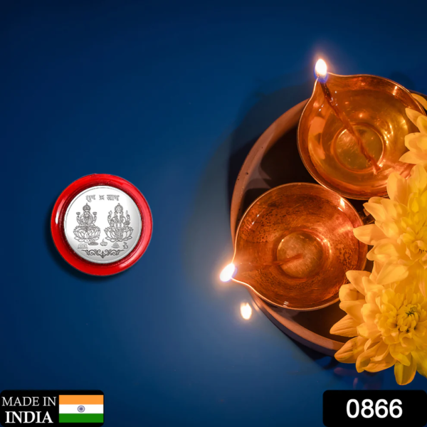 Pooja Coin Premium Quality Stainless Steel Purified by Mantras
