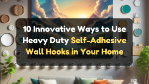 10 Innovative Ways to Use Heavy Duty Self-Adhesive Wall Hooks in Your Home